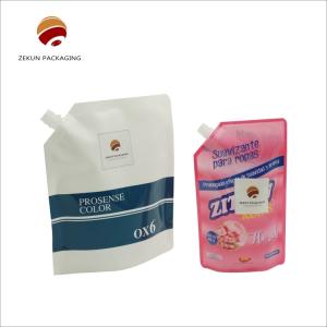 Wholesale Personalized Eco Friendly Stand Up Spout Bag Custom Logo CMYK Colors from china suppliers