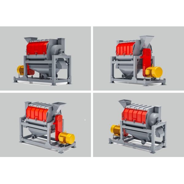 Plastic Recycling Vibrating Screen Machine 300-2000kg/H 3 Phase
