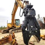20 Ton 22 Ton Excavator Hydraulic Shear , Steel Excavator Demolition Shear