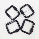 Outdoor Gear Essential Square Locking Carabiner Clip with Electrolytic Treatment