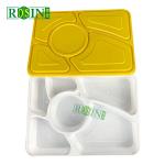 Custom Disposable 4 Compartment Food Containers Take Away for Restaurant