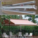 Free Stand Double Side Waterproof Retractable Awning Hand Control Outdoor