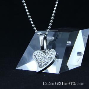 Wholesale Fashion Ladies Women Girls Stainless Steel Loving Heart Shapped Necklace Pendant LPH06 from china suppliers