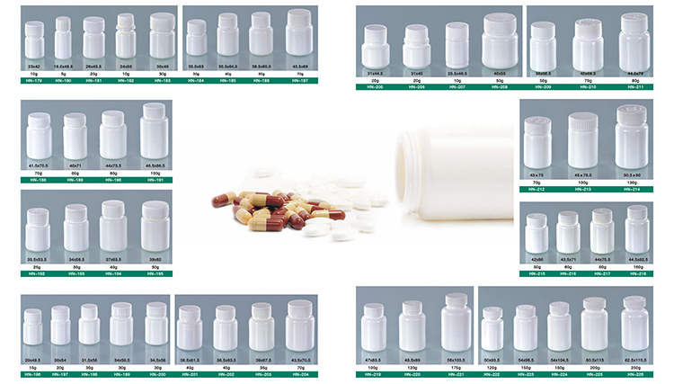 CRC Cap 80CC White Plastic Bottle for Pill Capsule Medicine Tablet Fish Oil