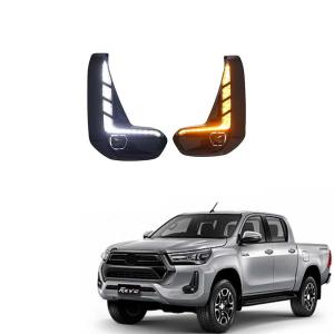 Wholesale 2021 High-brightness Led Daytime Running Light fog lamp for Toyota Hilux Revo 2021 from china suppliers
