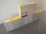 64kg/M3 Glass Fiber Glasswool Sandwich Panel Wall PUF Panel OEM