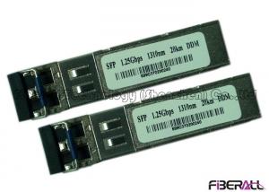 1.25G Compatible SFP Transceiver , Dual Fiber Optical Transceiver Module With LC Connector