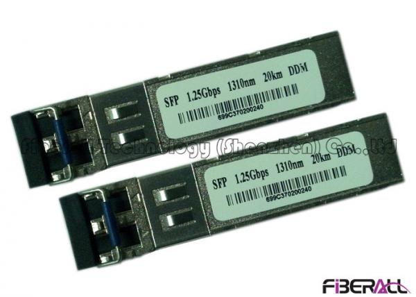 Quality 1.25G Compatible SFP Transceiver , Dual Fiber Optical Transceiver Module With LC Connector for sale
