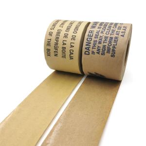 Wholesale Single Sided Printing Writable Kraft Paper Tape For Carton Sealing from china suppliers
