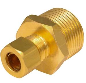 Wholesale 3/8&quot; OD COMP X 3/4&quot; MIP Lead Free Brass Compression Fitting from china suppliers