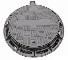 Wholesale 500mm 600mm Manhole Cover , 5T Galvanised Steel Manhole Cover from china suppliers