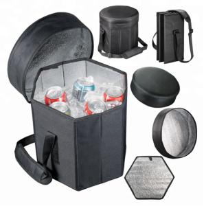 Wholesale Foldable Custom Insulated Lunch Cooler Bag Seat 600D Polyester Fashionable from china suppliers