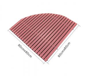 Wholesale Anti-slip Wpc Decking Board Composite Deck Boards Embossing Bashroom Wood Mat from china suppliers