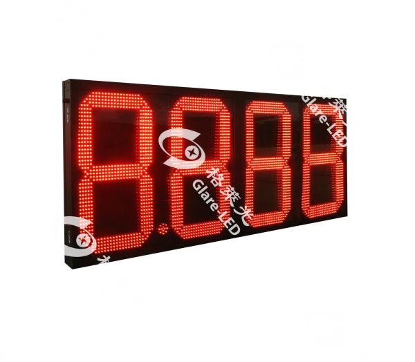 Photo Media Led Gas Price Sign Remote Control High Definition Display Panel