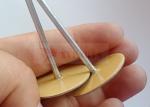 Galvanized Steel Cup Head Capacitor Discharge Weld Pins 3" With Paper Insulating