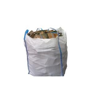 Wholesale Firewood PP Bulk Bags UV Treated White Color With Good Air Permeability from china suppliers