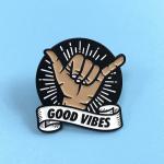 Soft Hard Enamel Metal Lapel Pins Fashion Shoes Tag Badge For Clothes