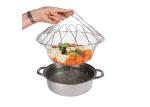 300g Stainless Steel Mesh Filter Baskets Foldable Strainer Colander For Frying