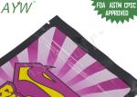 FDA Flat Weed / Mylar Smell Proof Bags Plastic Laminated With Transparent Zipper