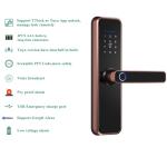 Wifi Bedroom Door Lock Fingerprint Easy Install