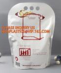 Special shape fresh fruit juice plastic bag / children drinking packing pouches,