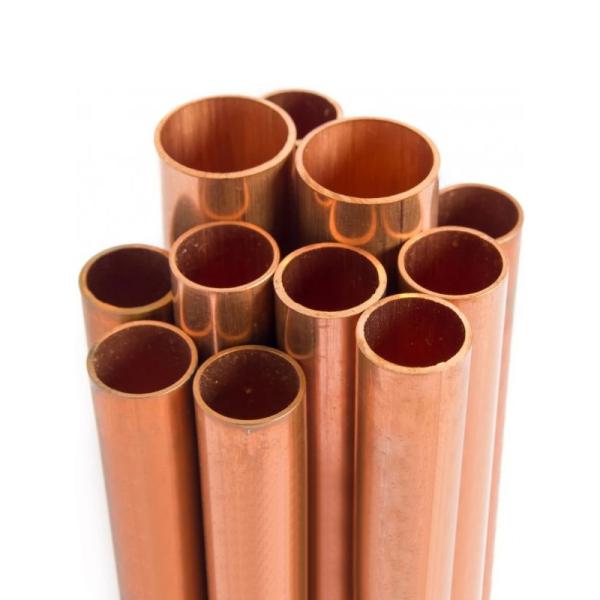 Straight lengths hard temper refrigeration copper tube ac copper pipe for air