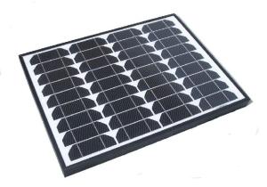 Wholesale 60 Watt Black Frame Monocrystalline Solar Panels For 12v Battery Charger Off Grid from china suppliers
