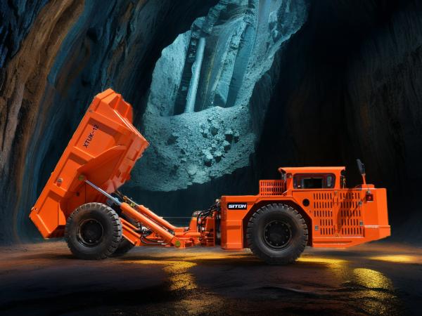 DRUK -12 DERUI Tunnel Compact Underground Dump Truck 12 Tons rated loading DEUTZ