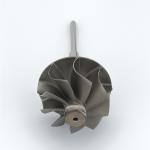 GT22V turbine wheel shaft for 760038-0003 9 blades for turbochargers
