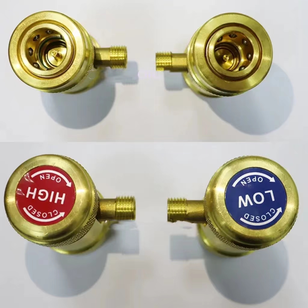 R744 Quick Coupler for Refrigerant Charging in Industrial Refrigeration Equipment