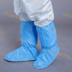 Wholesale Elastic Ankle 50gsm SMS 400gsm PVC Disposable Shoe Protectors from china suppliers