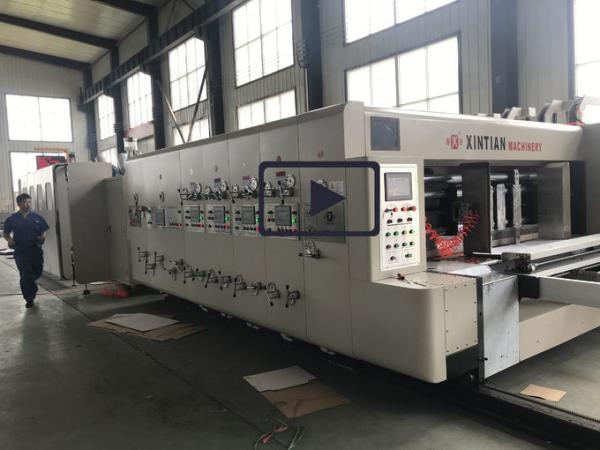High Precision High Speed Automatic Carton Box Making Machine Printing Slotting