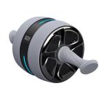 LED Display Eco Fitness Gear Ab Wheel No Wobbly Reboundable Ab Wheel Roller Set