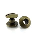 Male TM 8-32*6 M4 Plastic Chicago Screw Rivets Antique Bronze For Market
