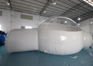 Wholesale Half Clear 4m Dome Inflatable Bubble Lodge With Silent Blower from china suppliers