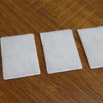 Activated Carbon Air Gas Filter Cotton Sheets Round White