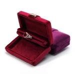 Customized Size Gray Metal Jewelry Packaging Box with Velvet Lining and Custom