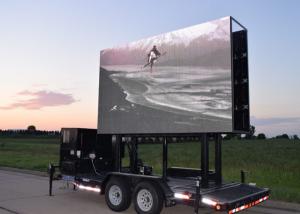 China Outdoor Lifting Mobile Led Display Truck , Mobile Video Display 6mm Pixel Pitch on sale