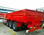 Side Wall Flatbed Container Semi Trailer 12.00R20 Tire Model ISO9001 Approval