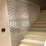 Beautiful Transparent Full Body Interior Glass Mosaic For Color Glass Block