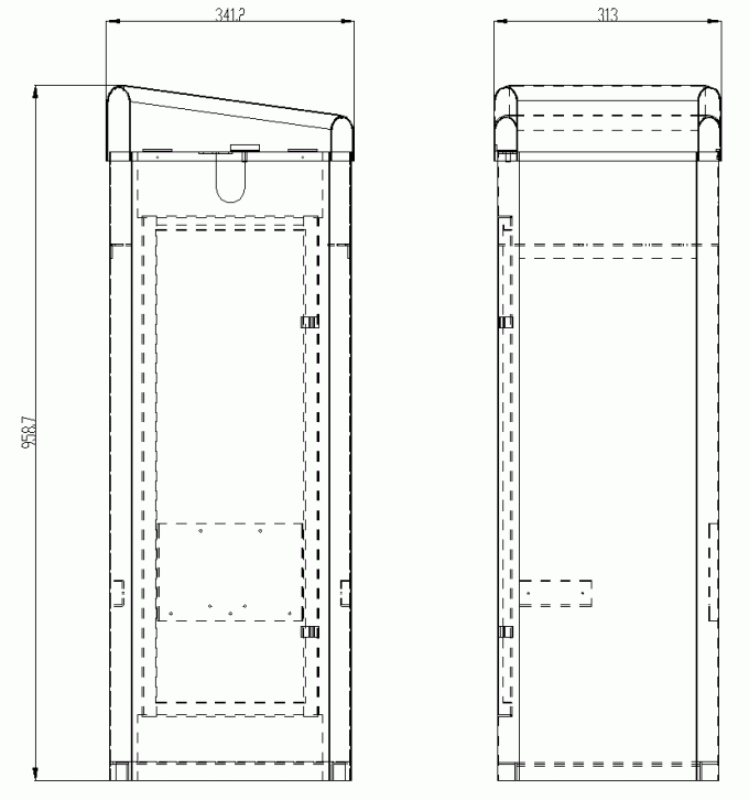 Rapid Barrier Arm Barrier Gate Less Power Consumption AC90V~AC264V DC24V