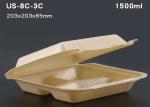 Pulp tableware lunch box Sugarcane pulp bowl box sushi pack kraft paper bowl