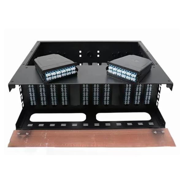 ANSHI 19 Inch Rack Mount 288 Cores Fiber Optic Patch Panel 3U Fiber Panel