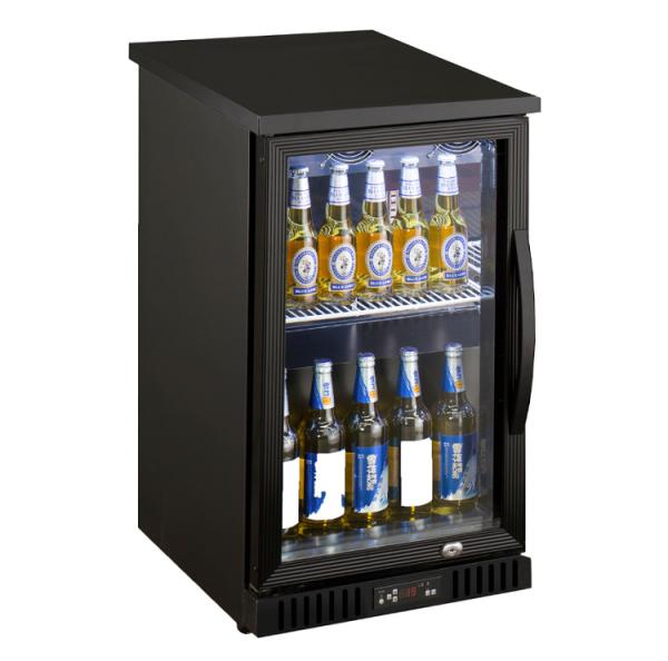Painted Steel Back Bar Refrigerator , Bar Beverage Cooler With Optional Led