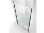Sanitary Grade tub shower doors dual handle LA24-006 Customized size