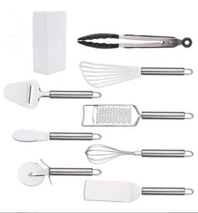 Wholesale Multipurpose Stainless Kitchen Utensil Set Nonmelting Rustless 8 Piece from china suppliers