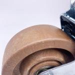 High Temp Bakery Rack Wheels 100mm Lockable 300℃