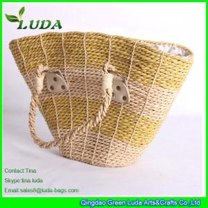 Wholesale LUDA Woven Straw Totes Cornhusk Designer Straw Bags from china suppliers