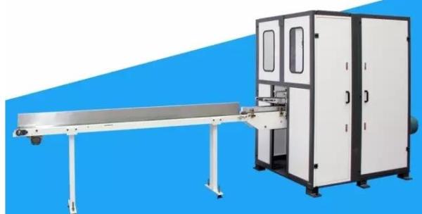 Servo Motor Tissue Paper Cutting Machine Facial Tissue Log Saw Cutter PLC