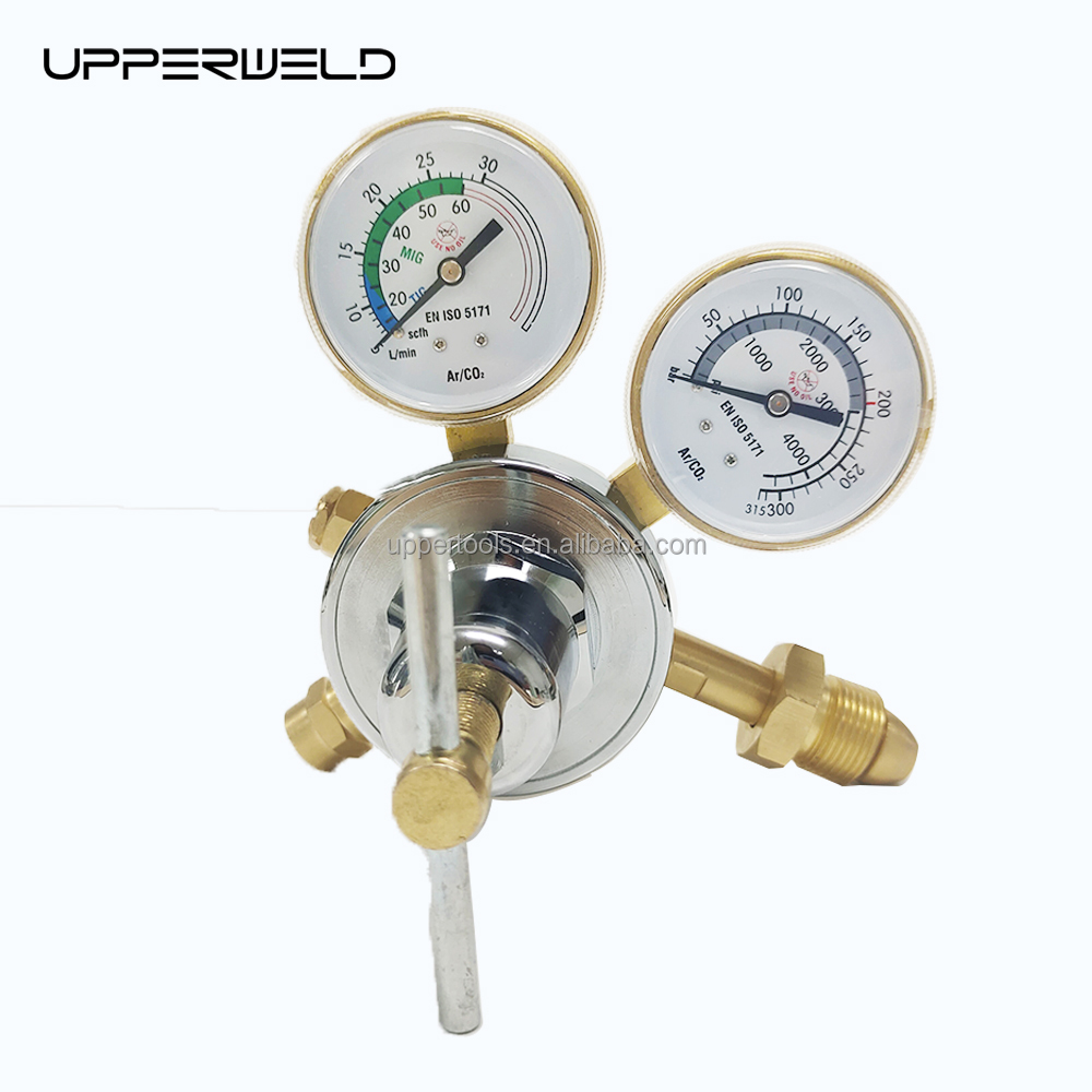 Argon CO2 Gas Welding Regulator Kit for Mig and TIG Welder Dual Scale Gauge Included